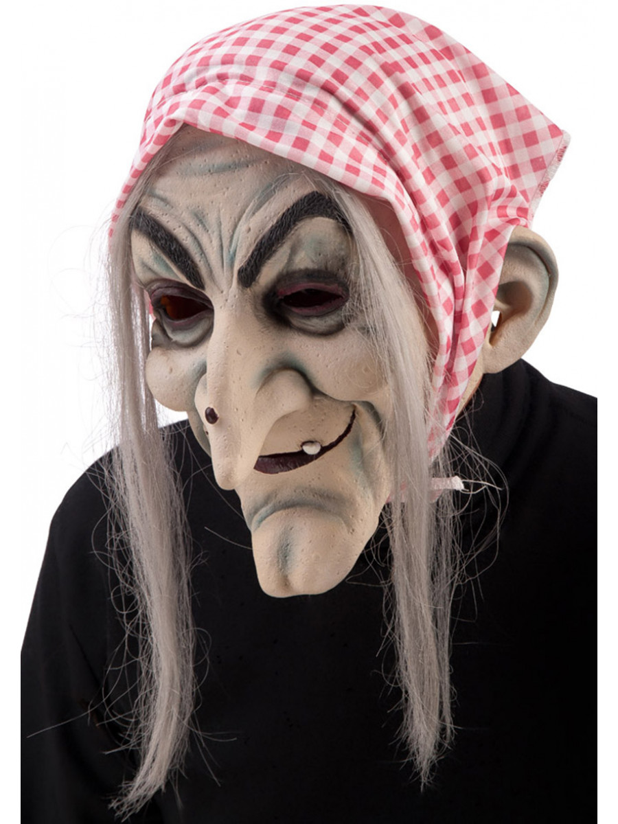 Баба яга в шоу маска. Силиконовая маска бабы яги. Маска баба Яга страшная. Маска карнавальная "баба Яга".