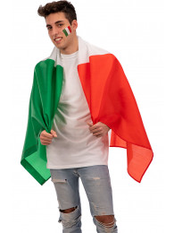 Set Italia (bandiera h.cm.90x150 ca. e tatuaggi) in busta c/cav.
