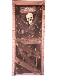 Copriporta con scheletro  h.cm.200 x l.cm.80 ca. in busta con cav.
