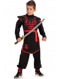 Costume samurai tg.V in busta c/gancio